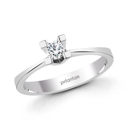 0.20 ct. Pırlanta Tektaş Yüzük